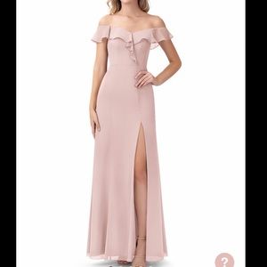 Azazie Sophie Dusty Rose Bridesmaid Dress